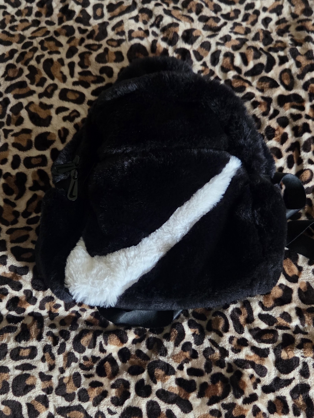 Nike Sportswear Futura 365 Faux Fur Mini Backpack